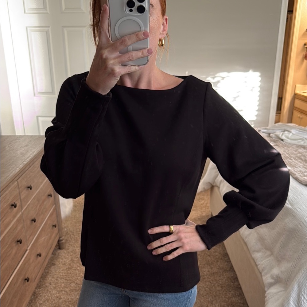 Black Long Sleeve Top